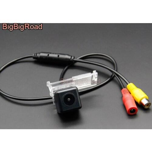 BigBigRoad Vehicle Wireless Rear View Camera HD Color Image For Citroen C5 C4 C2 Elysee 3 MK3 2016 2017 2018 2019 5D Hatchback