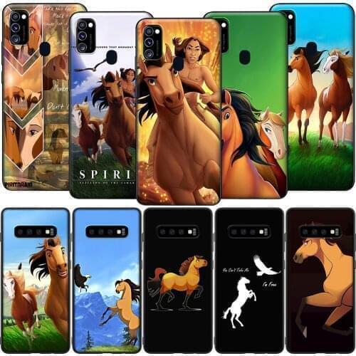 GX230 Spirit Stallion of The Cimarron Case for Samsung S6 S7 Edge S8 S9 S10 S10E S20 Fe S21 S21s S30 Ultra Plus Lite