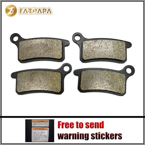 New Arrivals Motorcycle Accessories F + R Disc Brake Pads Set Fit For KTM 65 SX 2009 2010 2011 2012 2013 2014