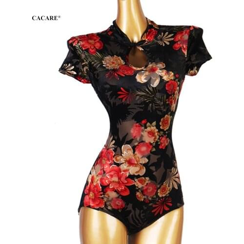 Leotard Bodysuit for Ballroom Dance Competition Dresses Waltz Tango Dance Dresses Standard Flamenco Costume Body Customize D1048