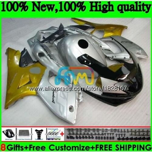 YZF 600R For YAMAHA Thundercat YZF600R 96 02 03 04 05 06 07 73BS.77 YZF-600R 2002 2003 Gold silver 2004 2005 2006 2007 Fairing