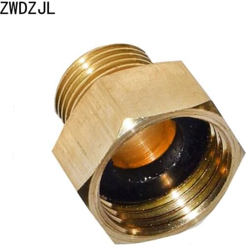 Female 1/2 to the 3/8 male brass adapter Garden tap 1/2 Reducing joint 3/8 threaded Connector drip irrigation fittings 15 pcs