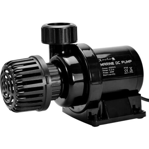 Aquarium Submersible Water Pump with Controller Silent Swirl DC Pump Powerful Return Pump For Salt/Freshwater for Fish Tank Pond