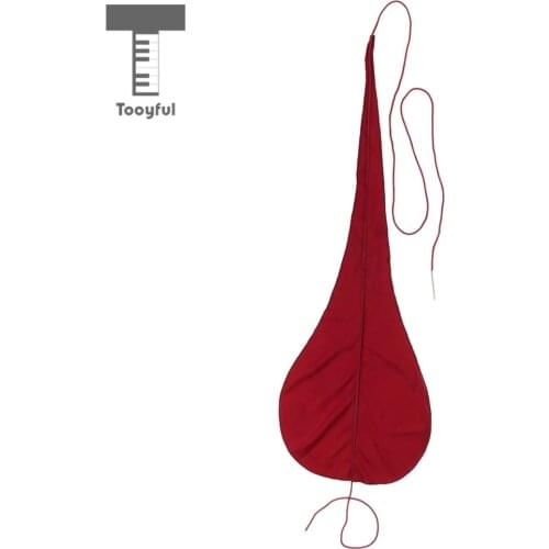 Tooyful Durable Mercerized Cotton Oboe Water Absorbent Cloth Red Woodwind Accessory