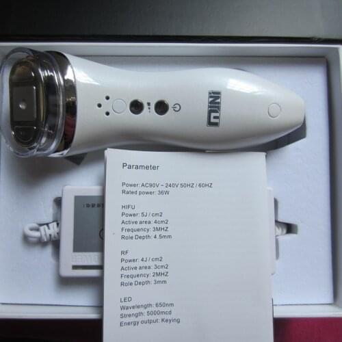 Handle HIFU Device High Intensity Focused Ultrasound Skin Tightening System Wrinkle Removal Face Lifting Spa Beauty Tool