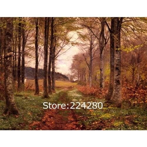 Needlework,Forest scenery DIY Scenic Oil Painting Cross stitch,for Embroidery kits,Art Cross-Stitching handmade home decor