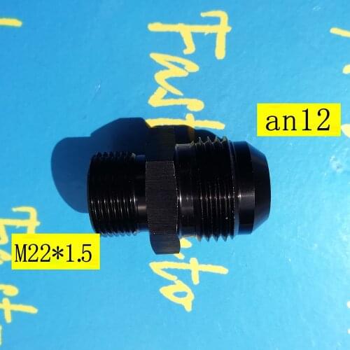 Male M22 P1.5 M22 * 1.5 M22*1.5 22*1.5 to 12an an12 an 12 male adaptor adapter Fitting