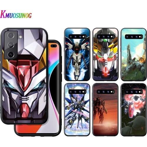 Silicone Cover Mobile Suit Gundam Anime For Samsung Galaxy S21 S20 FE Ultra S10 S10e Lite S9 S8 S7 Edge Plus Phone Case
