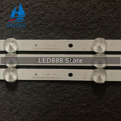 15pcs 9LED(3V) 840mm LED Backlight strip for Aoc 43s5295 43PFG5813 43PFG5813/78 43PFF5292 CEJJ-LB430Z-9S1P-M3030-D-1 5 orders
