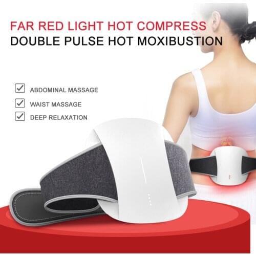 Smart Warm Abdomen Wireless Portable Heating Uterus Acupoints Vibrating Massage Relieve Menstrual Pain Massage Masajeador