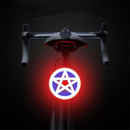 2pcs LED COB lamp Bicycle Flashlight Bike Rear Light Waterproof USB Fast Charging Cycling Taillight Safety taillight decoration