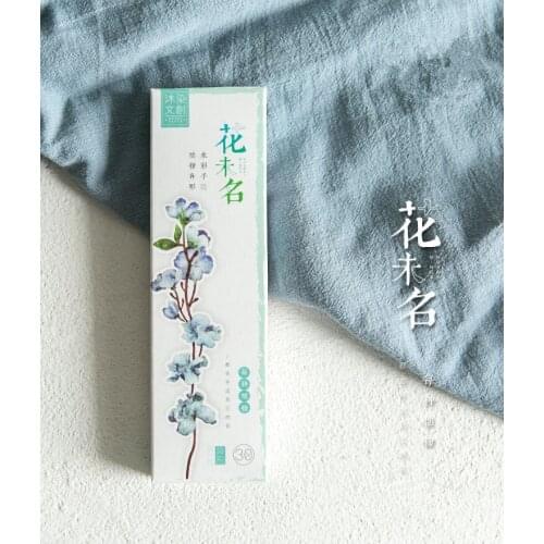 30 Pcs/Set Flowers Alien Series Paper Bookmark Book Holder Message Card Kawaii Gift Stationery