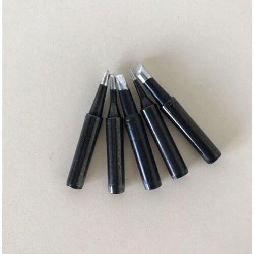 5pcs/bag black welding tips 900M-T-3.2D 900M-T-2.4D 900M-T-4C 900M-T-2C 900M-T- I for 907 933 soldering iron soldering handle
