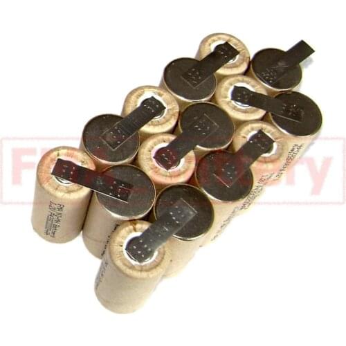 Ni-MH Sub C 18V 2200mAH Cordless Drill battery for Black & Decker FireStorm P20