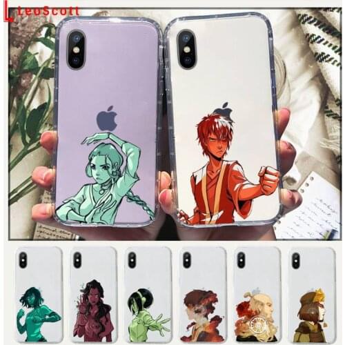 Avatar the Last Airbender clear Phone Case cover Transparent for iPhone 11 12 mini pro XS MAX 8 7 6 6S Plus X 5S SE 2020 XR