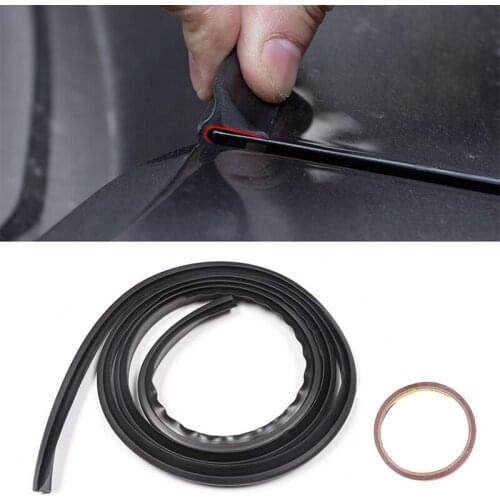 Auto Front Windshield Spoiler Universal 1.8M Car Seal Window Sealant Rubber Protector Seal Strips Trim Car External Accessories