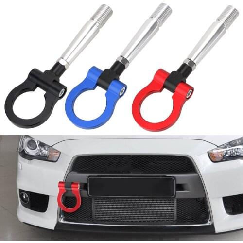 Car Racing Tow Hook Trailer Towing Bar Car Auto Rear Front Trailer Vehicle Towing Hook For Mitsubishi Lancer EVO X 10 2008-2016