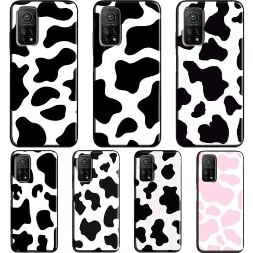 Cow Print For POCO M3 Pro F3 X3 NFC Case For Xiaomi Mi Note 10 Lite A3 9T 10T Pro Mi 11 Lite Coque