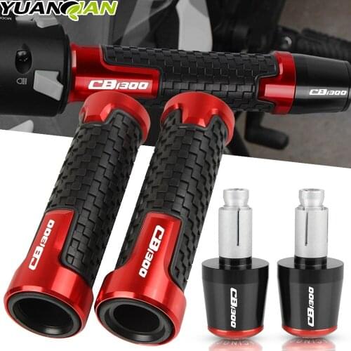 For Honda CB1300 CB 1300 2003-2013 2004 2005 2006 7/8" 22mm handlebar handles grip ends Motorcycle CNC hand Handle bar grips end