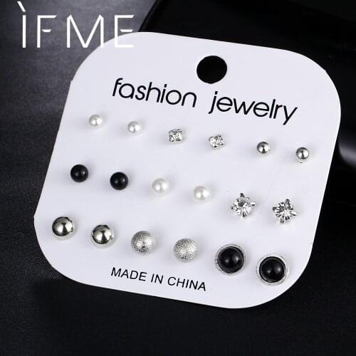 IF ME Women's Silver Earrings