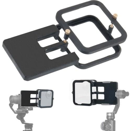 Gimbal Switch Adapter for DJI Osmo Mobile 4 OM4 Zhiyun Moza Handheld Stabilizer Mount Plate for GoPro MAX 360 Action Camera