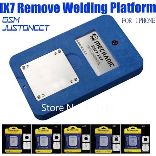 IX7 MECHANIC CPU NAND Chip planting heating platform for IPHONE BGA A8 A9 A10 A11 A12 Positioning steel net Repair