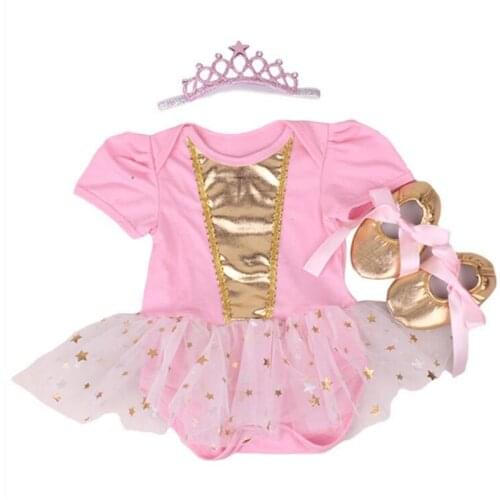 Newborn Baby Girl Clothes Infant Clothing 2021 Cute Baby Costumes Elsa Anna Cosplay Dress Girls Birthday Outfits Bebe Vestidos