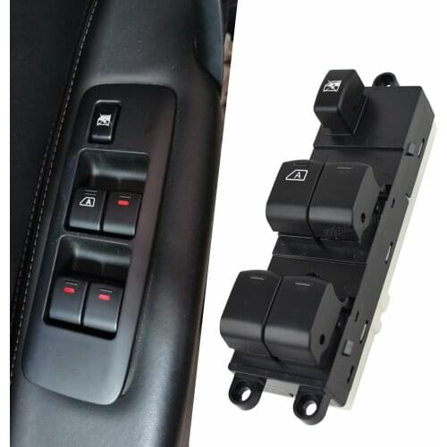 Front Left Master Electric Window Switch For Nissan Navara D40 Qashqai Pathfinder 04-16 25401-EB30B 25401-JD001 25401-4X00D