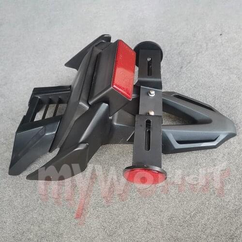 For GSXR1000 2009 - 2016 GSXR 1000 K9 Rear Tire Fender Turn light Splash Guard License Plate Reflector Mudguard Holder Bracket
