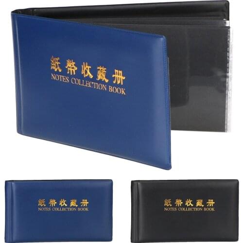 30 Pages Paper Money Collection Album Money Banknote Collection Pockets Protective Bag Transparent for Collector