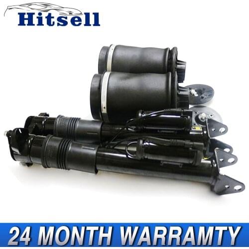 4PC New For Mercedes W164 X164 ML ML320 ML350 ML450 ML550 Rear Air Spring Suspension Air Ride Air Strut Repair Kit 1643200625