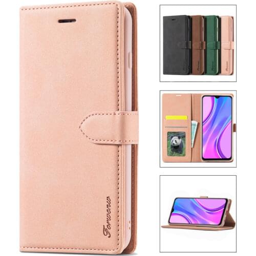 Luxury Flip Leather Wallte Case For Redmi Note 8 Pro 8T 9 Pro Max 9S Redmi 8 8A 9 9A 9C Mi POCO X3 NFC Anti-knock Case Cover