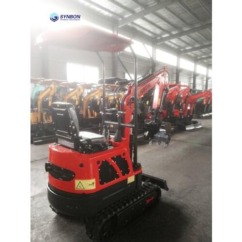 SYNBON New 1.0 Ton Hydraulic Crawler Mini Excavator For CE Certification