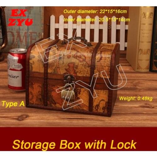 Storage Box with Three Password Lock for Hidden Clues Puzzle Props Real Life escape room game props EXZYU