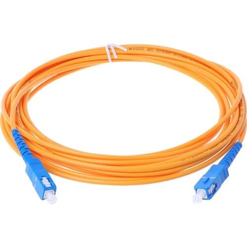 1m/3m/5m/10m SC/UPC-SC/UPC-SM 3mm Fiber Optic Jumper Cable Single Mode Extension Patch Cord dropship