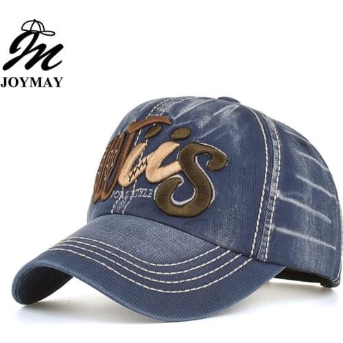 Joymay 2018 NEW ARRIVAL Spring season leisure style WUS embroidery cotton Snapback Unisex sport outdoor Baseball cap B503