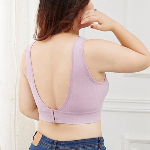 Women Bras Push UpPlus Size Bra Backless Sports Yoga Gym Tank Top Intimates Running Seamless Vest Casual High Elasticity Fitness