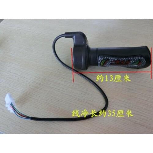 For Electric vehicles to switch to third gear turn the governor to handle variable speed twist grip modified car battery