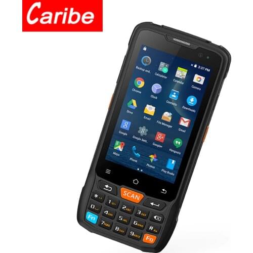 CARIBE Handheld Barcode Scanner RFID NFC Reader Bluetooth Rugged PDA with 4G LTE