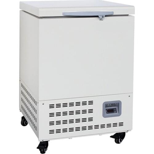 ZOIBKD Lab -86° C Horizontal Ultra-Low Temperature Medical Deep Laboratory Freezer Refrigerator 58L