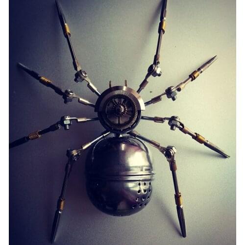 DIY Metal Mechanical Steel 3.0 Spider Assembly Puzzle Model Kit Home Decoration Accessories For Living Room Kids Gifts