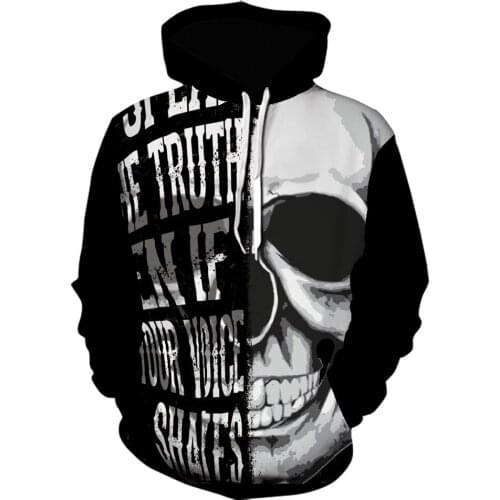 New Tattoo Dungeon Skull 3D Print hoodies Gothic Style Hoodie Man Women Harajuku Pullover Sweatshirt Casual Unisex jacket tops