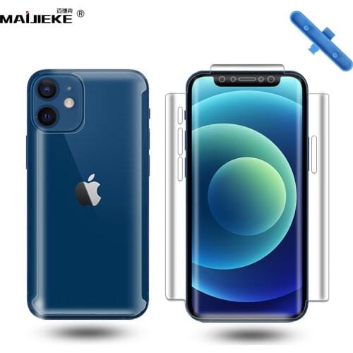2PCS Front+Back Hydrogel Film for iPhone 12 pro Max mini 11 Pro Nano film For iPhone X XS Max XR 8 7 plus SE screen Protector