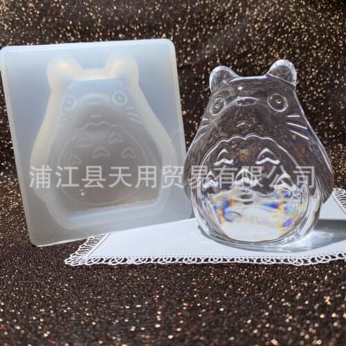 Aromatherapy Plaster DIY Tabletop Decorative Crystal Epoxy Doll Silicone Mold 19034