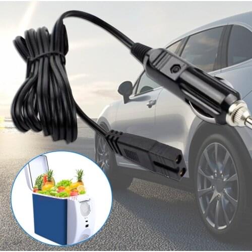 Portable Car Cool Box Lead Cables Durable 12V DC 2 Pin Plug Good Conductivity Energy Saving for Cooler Mini Micro Fridge