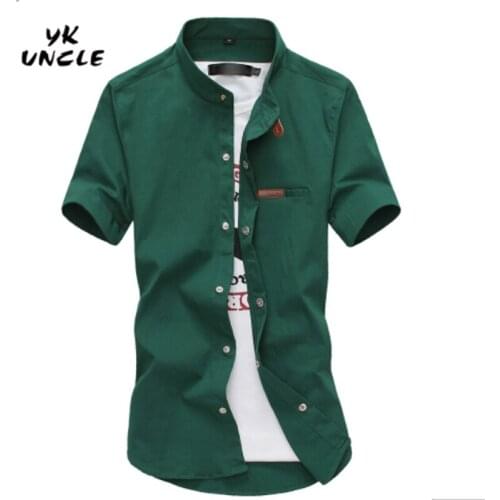 YK UNCLE Mens Denim Shirts