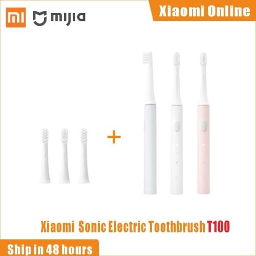 Xiaomi Sonic Electric Toothbrush T100 Cordless USB Rechargeable Toothbrush Waterproof Ultrasonic Automatic Tooth Brush Mijia hom