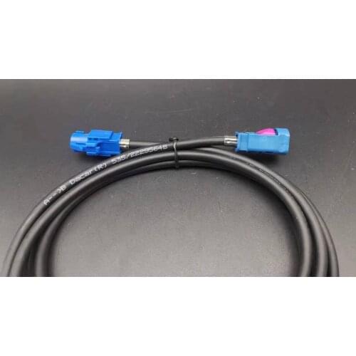 For Volkswagen Touareg camera rear video cable male and female head adapter cable HSD LVDS USB video extension wire line