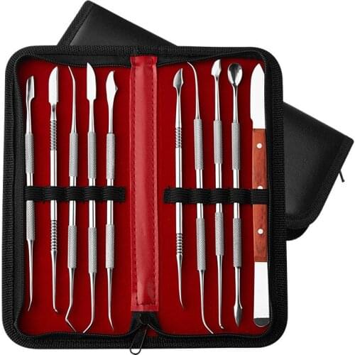 10pcs Stainless steel clay sculpture knife Sculpture tools for modeling ceramic crafts