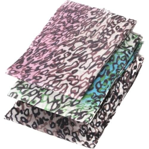 100%goat cashmere womens exquisite scarfs shawl pashmina 60x185cm gradient color leopard print wholesale retail